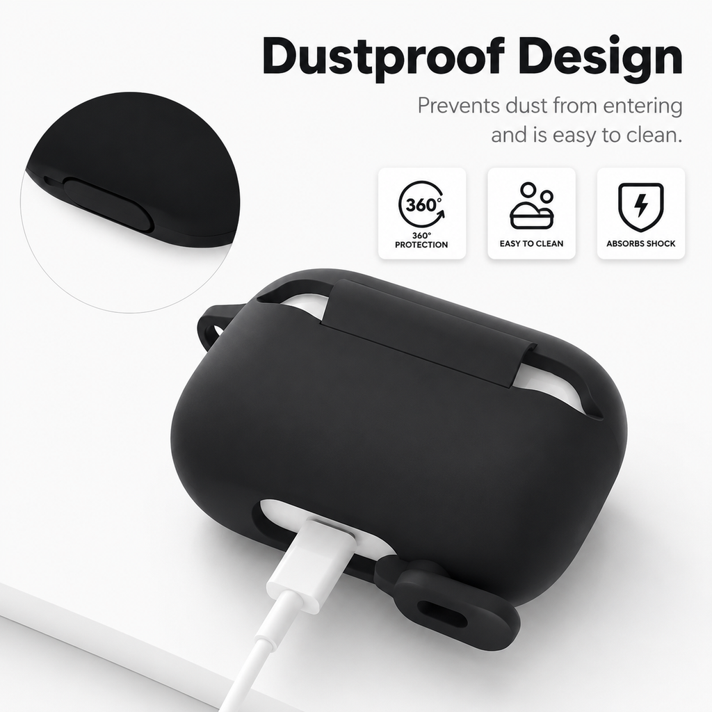 Wireless EarBuds with Free Silicone Case Cover