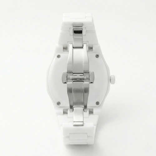 All-White Minimal Watch for Men | Sleek Everyday Wear